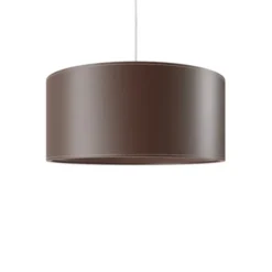 Cuero Design Cylinder Leather Taklampa 50 cm, Chocolate