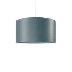 Cuero Design Cylinder Leather Taklampa 42 cm, Ocean Blue
