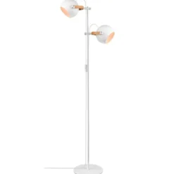 Halo Design D.C Golvlampa 2L Ø18 E27, Vit / Ek