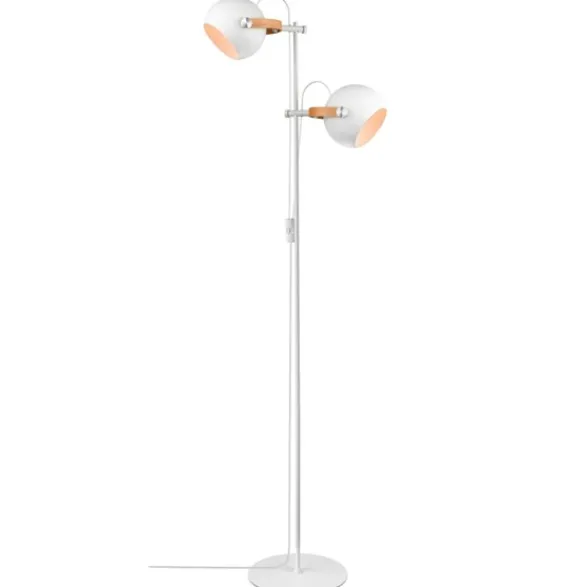 Halo Design D.C Golvlampa 2L Ø18 E27, Vit / Ek