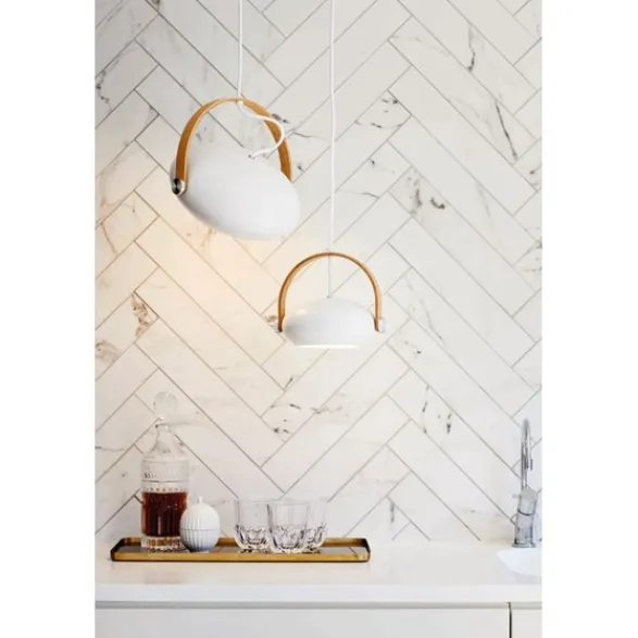 Halo Design D.C Taklampa Ø26 E27, Vit / Ek