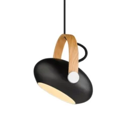 Halo Design D.C Taklampa Ø18 G9, Svart / Ek