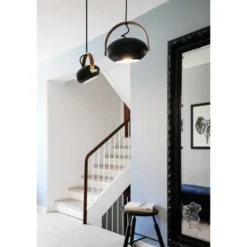 Halo Design D.C Taklampa Ø18 G9, Svart / Ek