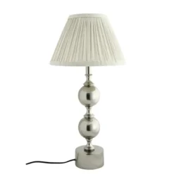 Watt & Veke Deborah lampfot large, matt silver 50cm