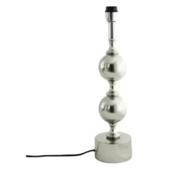 Watt & Veke Deborah lampfot large, matt silver 50cm
