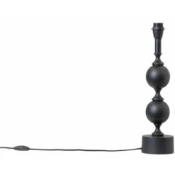 Watt & Veke Deborah lampfot large, mattsvart 50cm