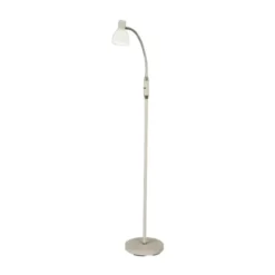 Aneta DEKA golvlampa, vit 136cm