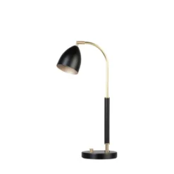 Belid Deluxe bordslampa LED, svart/mässing 50,7cm