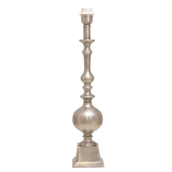 Hallbergs Belysning Denton Lampfot Antik silver 11cm