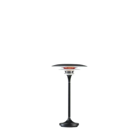 Belid Diablo bordslampa LED, mattsvart/blankröd 20cm