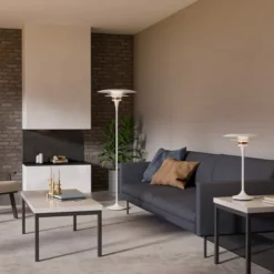 Belid Diablo golvlampa vit/rosé silver