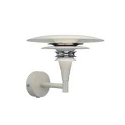 Belid Diablo vägglampa Flat svart/Glossy red