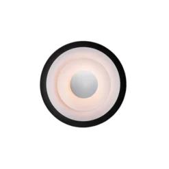 Belid Diablo vägglampa LED, mattsvart/blankröd 30cm