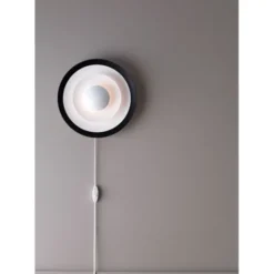 Belid Diablo vägglampa LED, mattsvart/blankröd 30cm