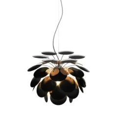 MARSET Discocó 53 taklampa, svart/guld 53cm
