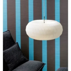 Le Klint Donut pendel large, vit/stål 53cm