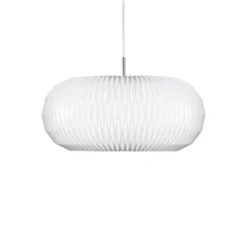 Le Klint Donut pendel large, vit/stål 53cm