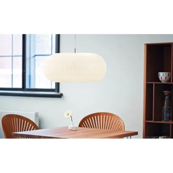 Le Klint Donut pendel large, vit/stål 53cm