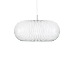 Le Klint Donut pendel small, vit/stål 47cm