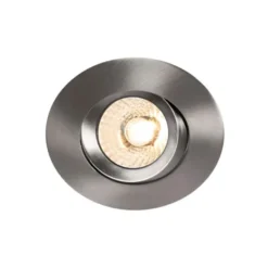 Hide-a-lite Downlight Comfort G3 Tilt Borstad Stål 3000K