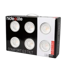 Hide-a-lite Downlight Comfort G3 Tilt 6-Pack Vit 3000K