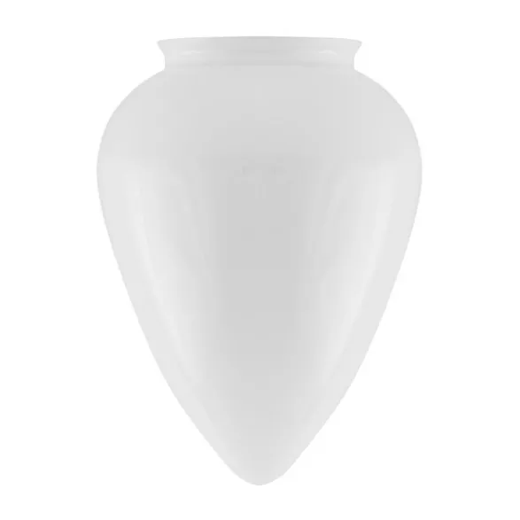 Karlskrona Lampfabrik Droppskärm 80, vitt överfångsglas 12cm