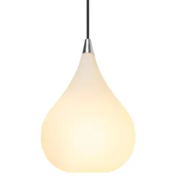 Halo Design DROPS Pendel opalglas/alu Ø23