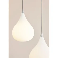 Halo Design DROPS Pendel opalglas/alu Ø23