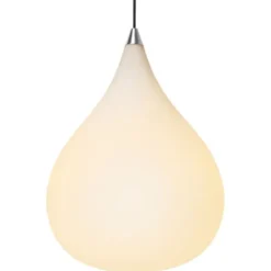 Halo Design DROPS Pendel opalglas/alu Ø38