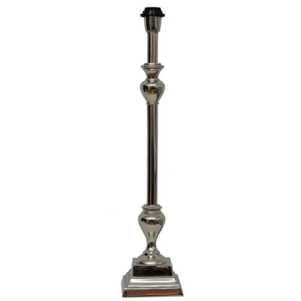 Hallbergs Belysning Durban Lampfot Krom 14cm