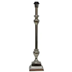 Hallbergs Belysning Durban Lampfot Krom 14cm