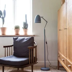 Superliving Dynamo Floor Lamp , Matt Smoke Blue