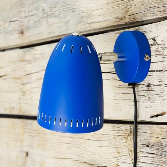 Superliving Dynamo Short Vägglampa Reflex blue