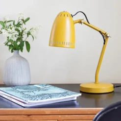Superliving Dynamo 345 Table Lamp Matt, Matt Mustard