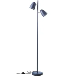 Superliving Dynamo Twin Floor Lamp , Matt Almost Black