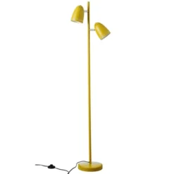 Superliving Dynamo Twin Floor Lamp , Matt Mustard