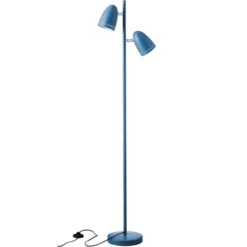 Superliving Dynamo Twin Floor Lamp , Matt Smoke Blue