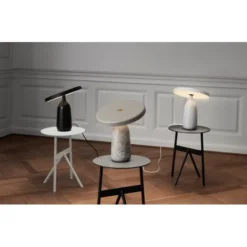 Normann Copenhagen Eddy LED bordslampa, grå 33,6cm