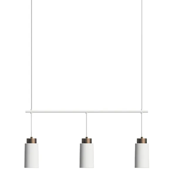 Herstal Edge pendel Trio Vit