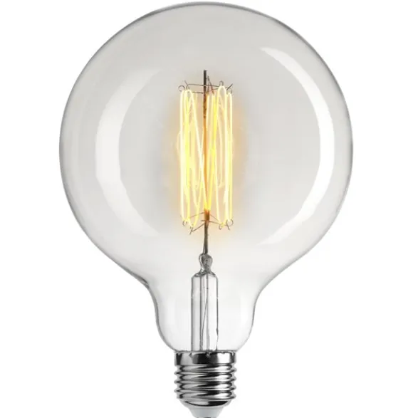 Unison EDISON LED glob 125 klar E27 2W 2200K dimbar