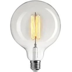 Unison EDISON LED glob 125 klar E27 2W 2200K dimbar