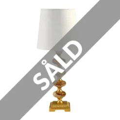 Vintage by Bright 1-2-3 Edith bordslampa, marmor/mässing