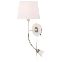 Aneta EKETORP vägglampa, vit/stål