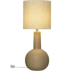 Aneta ELEANA bordslampa, brun/beige