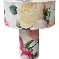 BERGO Lampskärmar Eleonora bordslampa, tourangelle peony