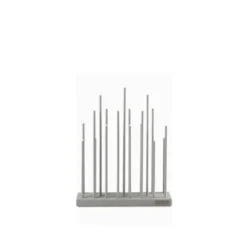 Elflugan adventljusstake, Ljusgrå 36cm