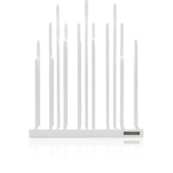Elflugan Grande adventsljusstake, kritvit 58cm