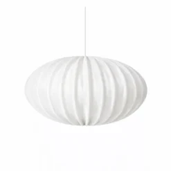 BERGO Lampskärmar Ellipse lampskärm 59 Panama Velvet White
