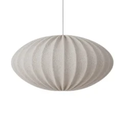 BERGO Lampskärmar Ellipse taklampa Torno Beige 59cm
