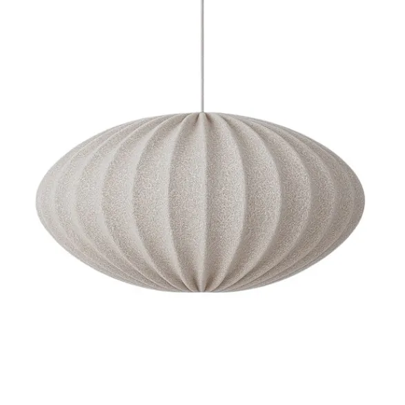 BERGO Lampskärmar Ellipse taklampa Torno Beige 59cm